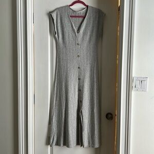 Caution To The Wind ribbed maxi dress